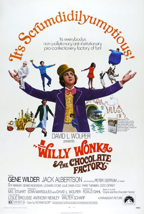 inspired by.. Willy Wonka & The Chocolate Factory"WILLY'S Large CREAMY SHROOM'S 